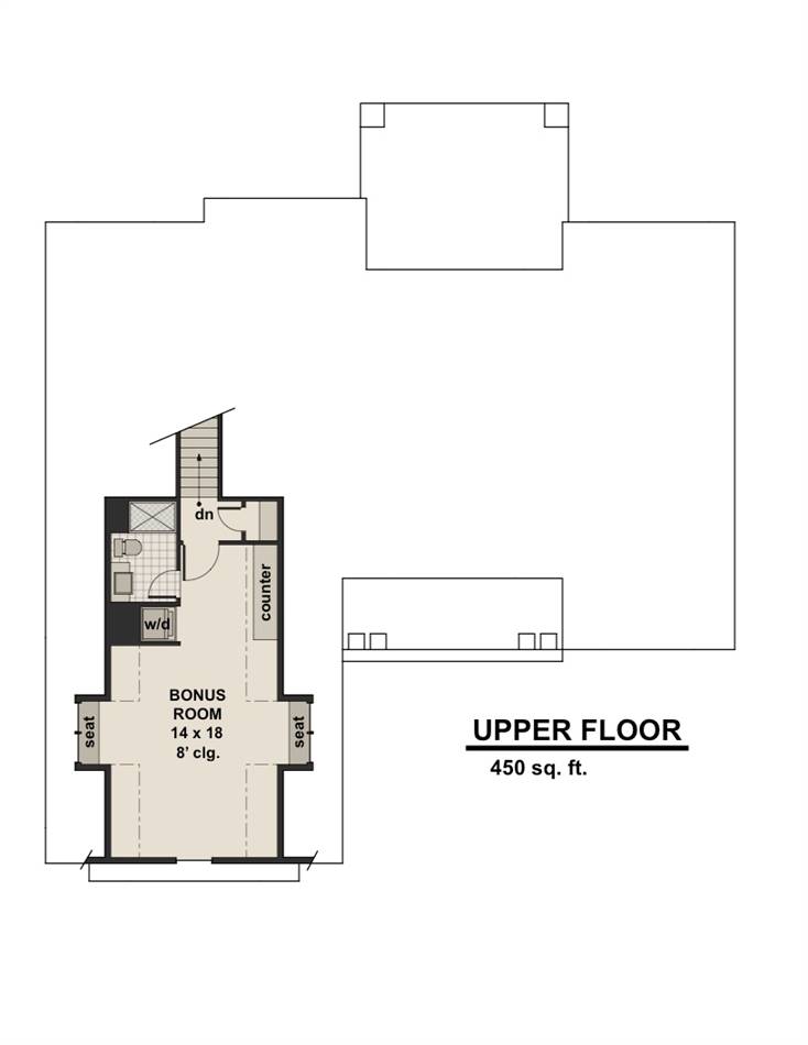 2nd Floor Plan image of Colin House Plan