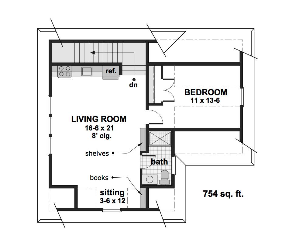 2nd Floor Plan image of Plan 1993