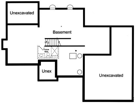 Foundation Plan image of The Groveport House Plan