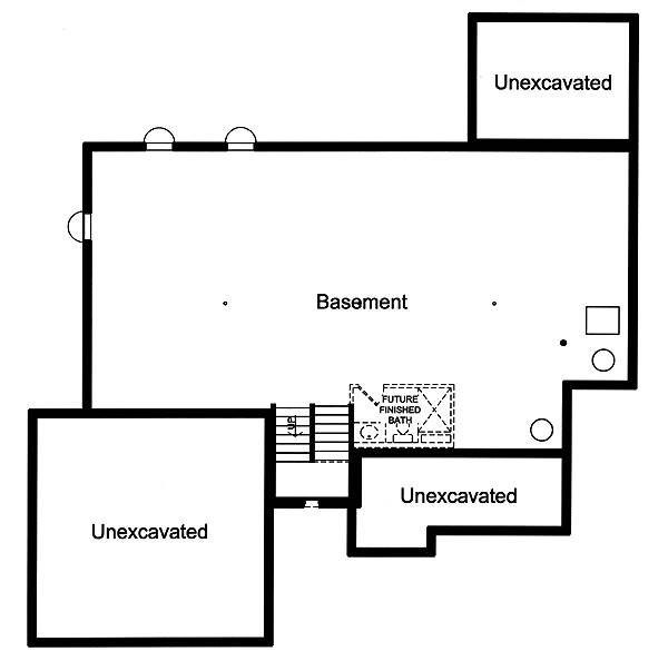 Foundation Plan image of The Elderberry House Plan