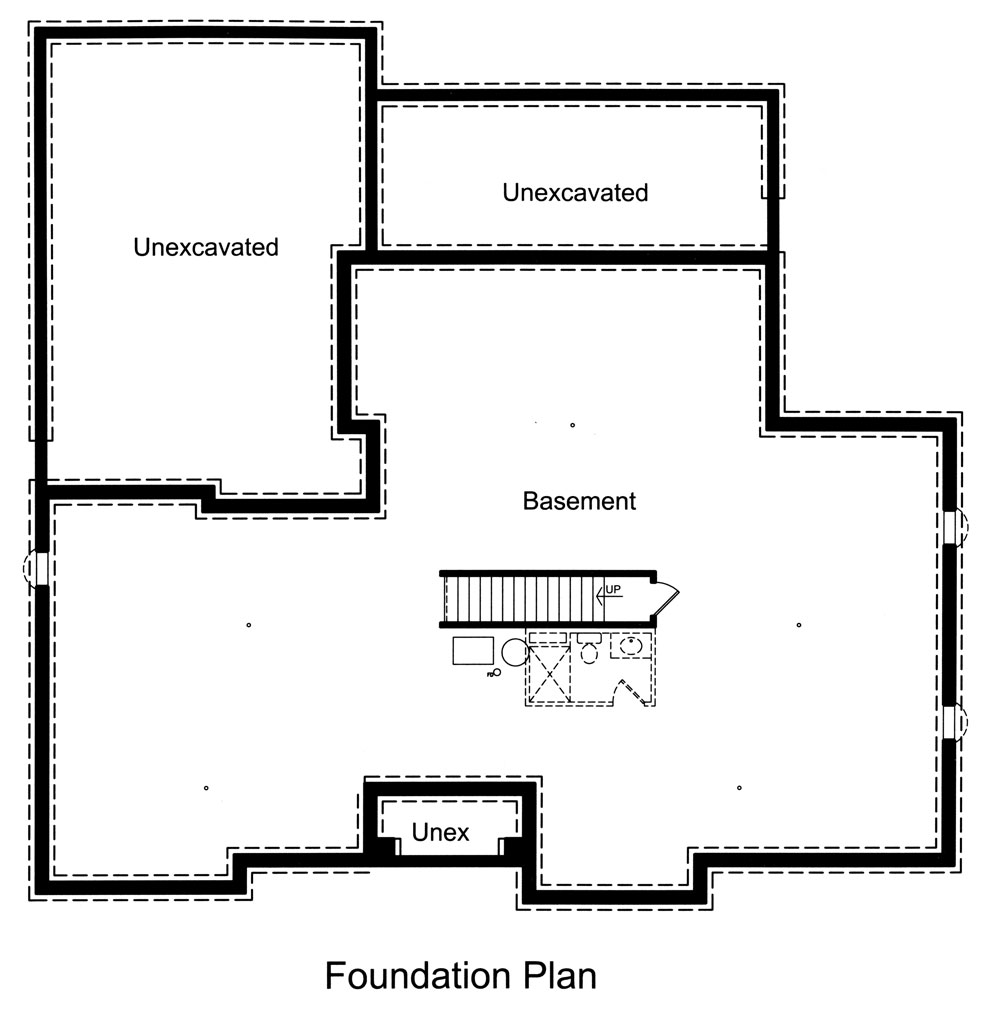 Basement Floor Plan image of Marquis House Plan