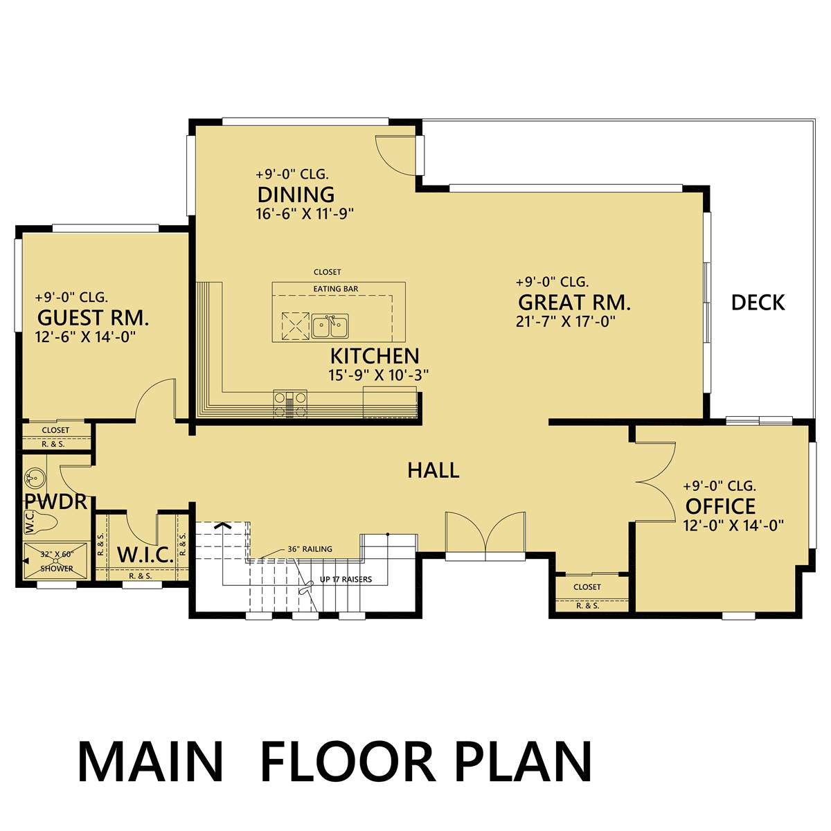 1st Floor image of Joe Nguyen House Plan