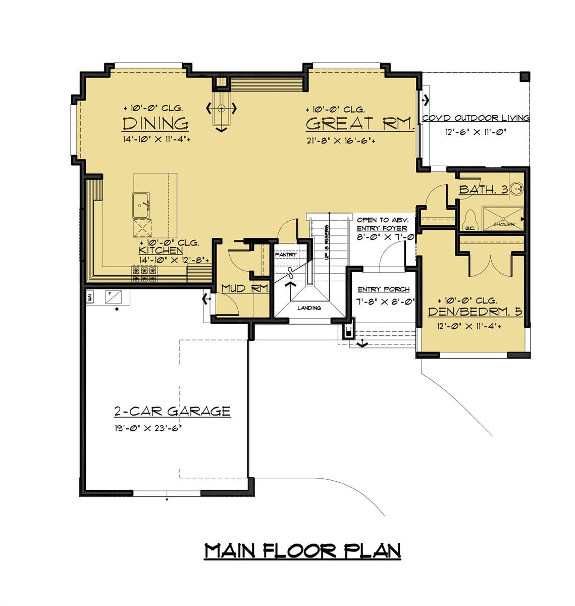 1st Floor image of NW Homes Lot 3 House Plan