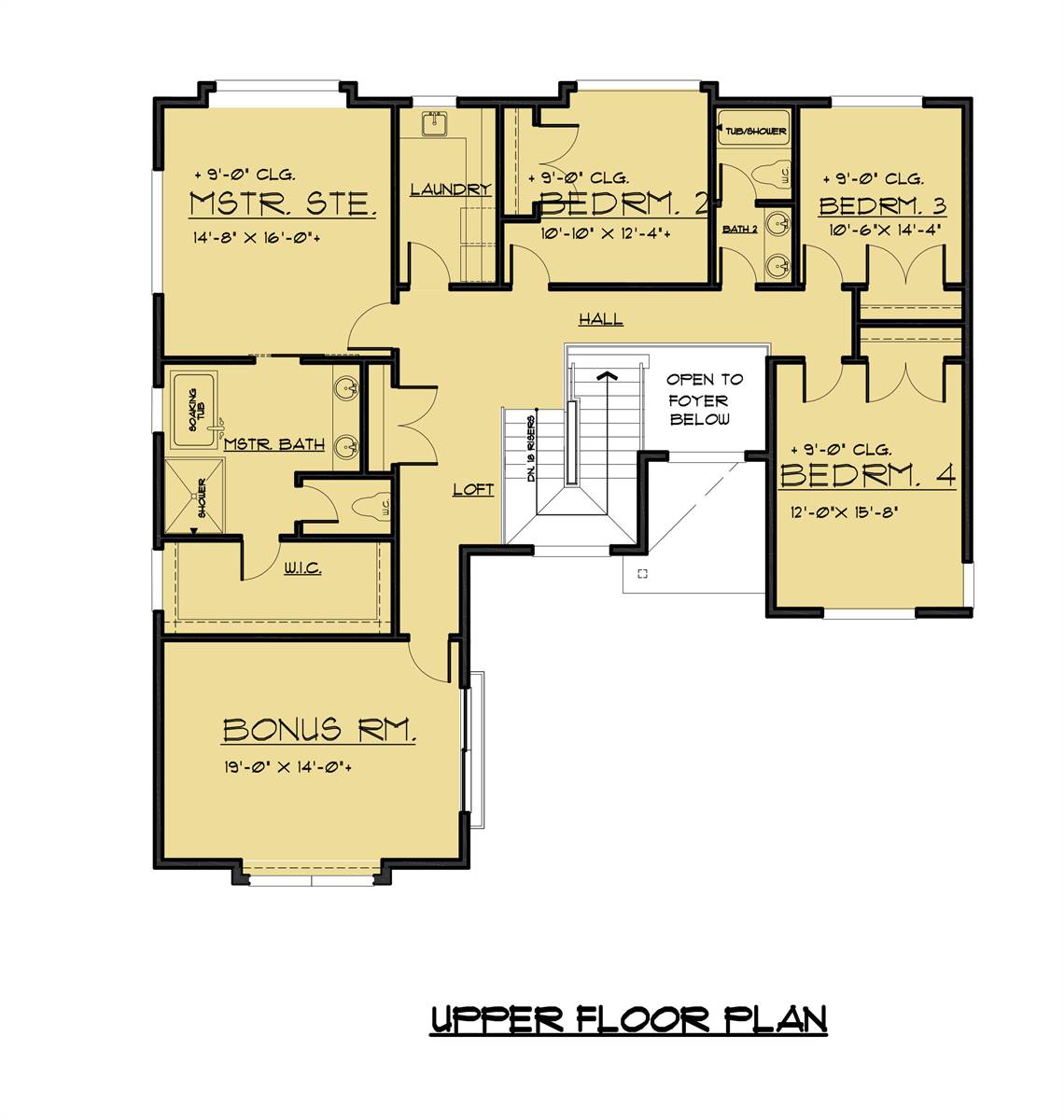 2nd Floor image of NW Homes Lot 3 House Plan
