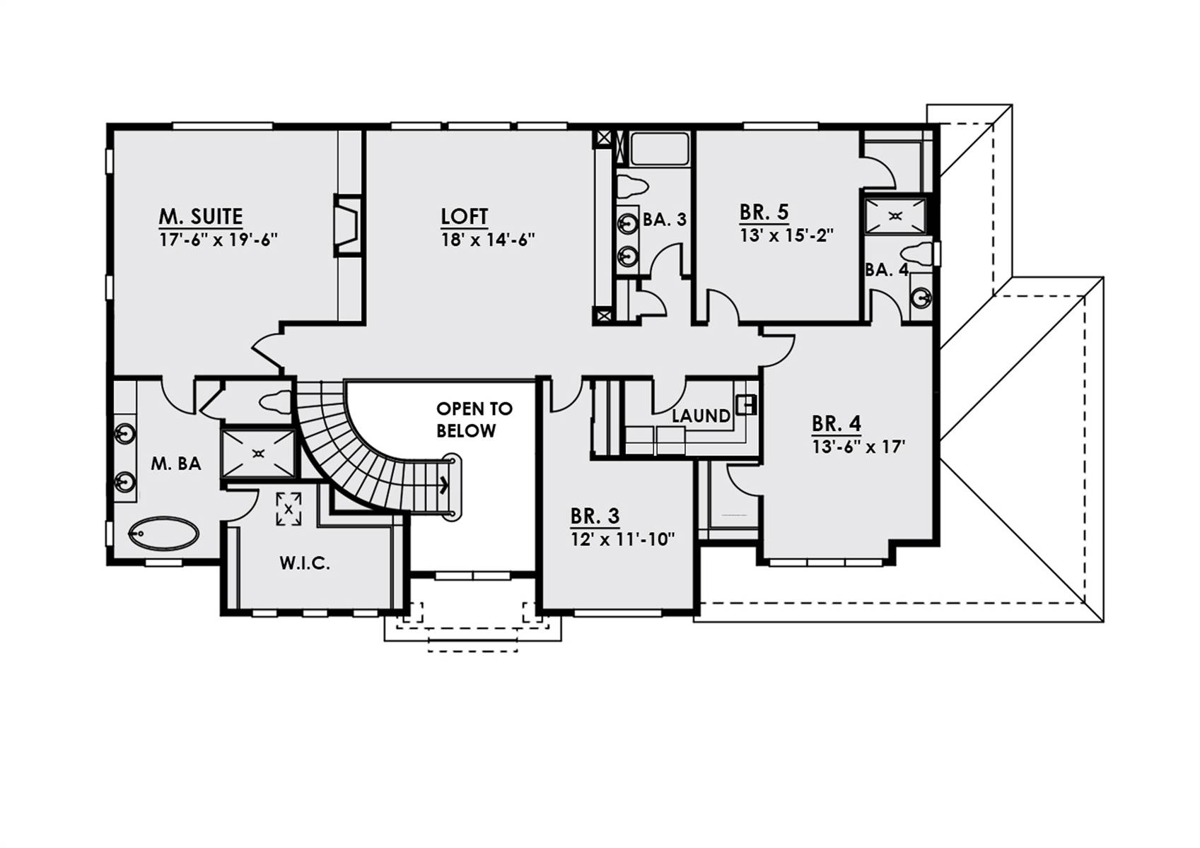 2nd Floor image of SNC 27th St House Plan