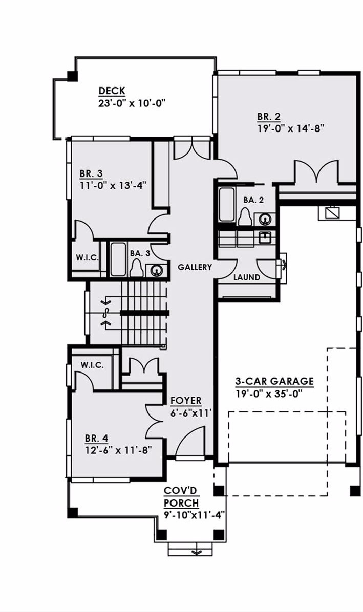 First Floor Plan image of Sierra Homes Renton House Plan