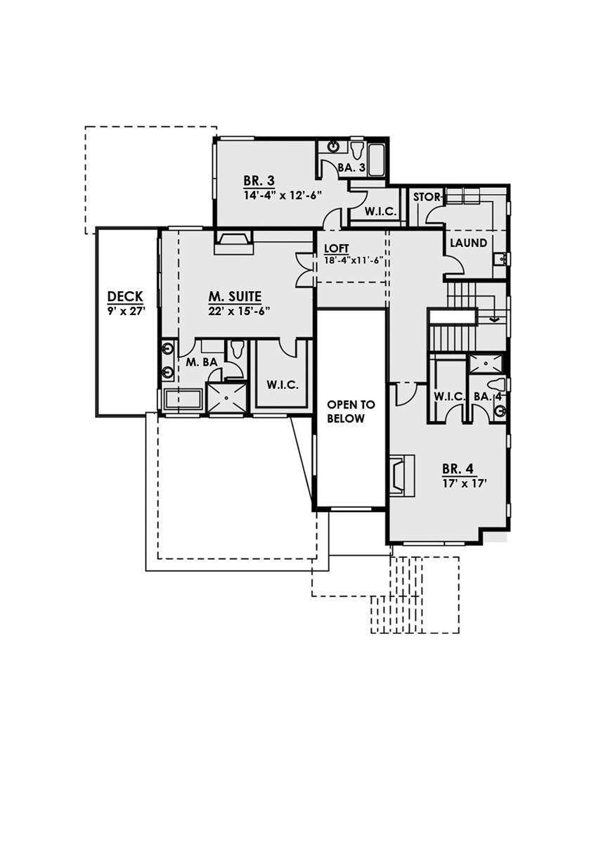 2nd Floor image of LH15 SeaTac House Plan
