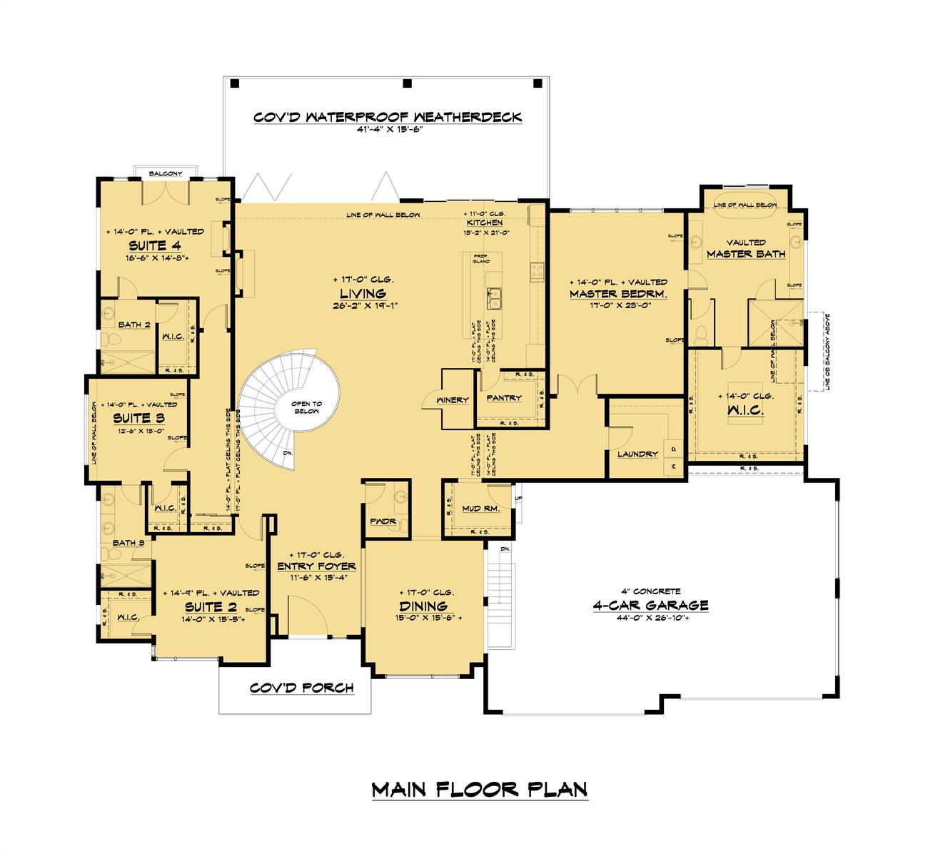 1st Floor image of Verona House Plan