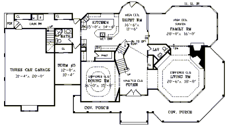 First Floor Plan image of SHREWSBURY House Plan