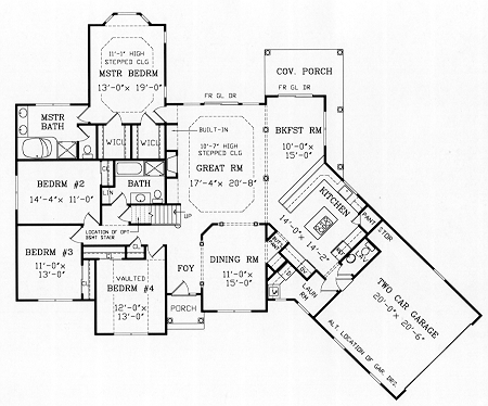 First Floor Plan image of MONTGOMERY House Plan