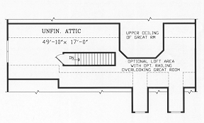 Second Floor Plan image of MONTGOMERY House Plan