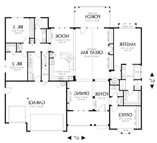 First Floor Plan image of Shapleigh House Plan