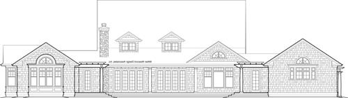 Rear Elevation image of Stoneham House Plan
