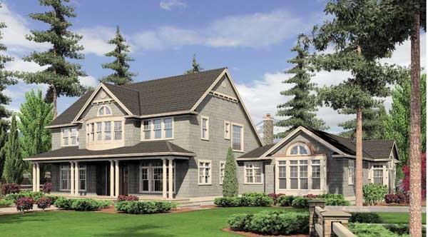 Front Rendering image of Stoneham House Plan