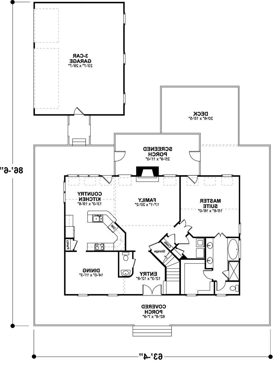 1st Floor image of The Smithfield House Plan