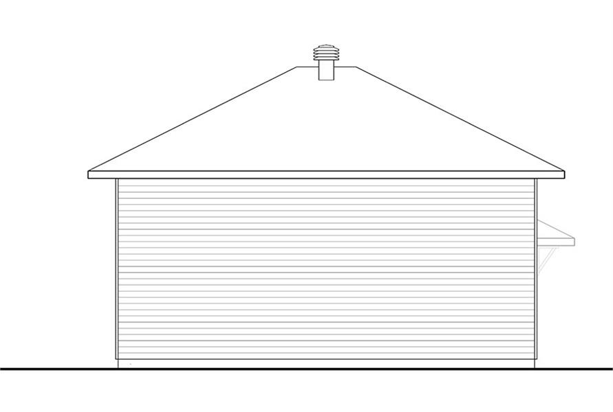 Rear view image of Touareg House Plan