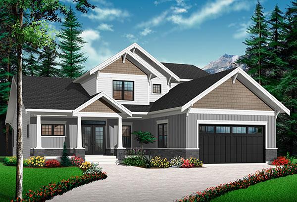 Front Exterior image of Anniston 2 House Plan