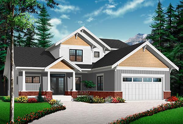 Option 2 Front image of Anniston 2 House Plan