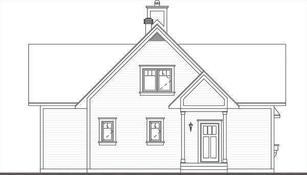Front image of Beautiful Vistas House Plan