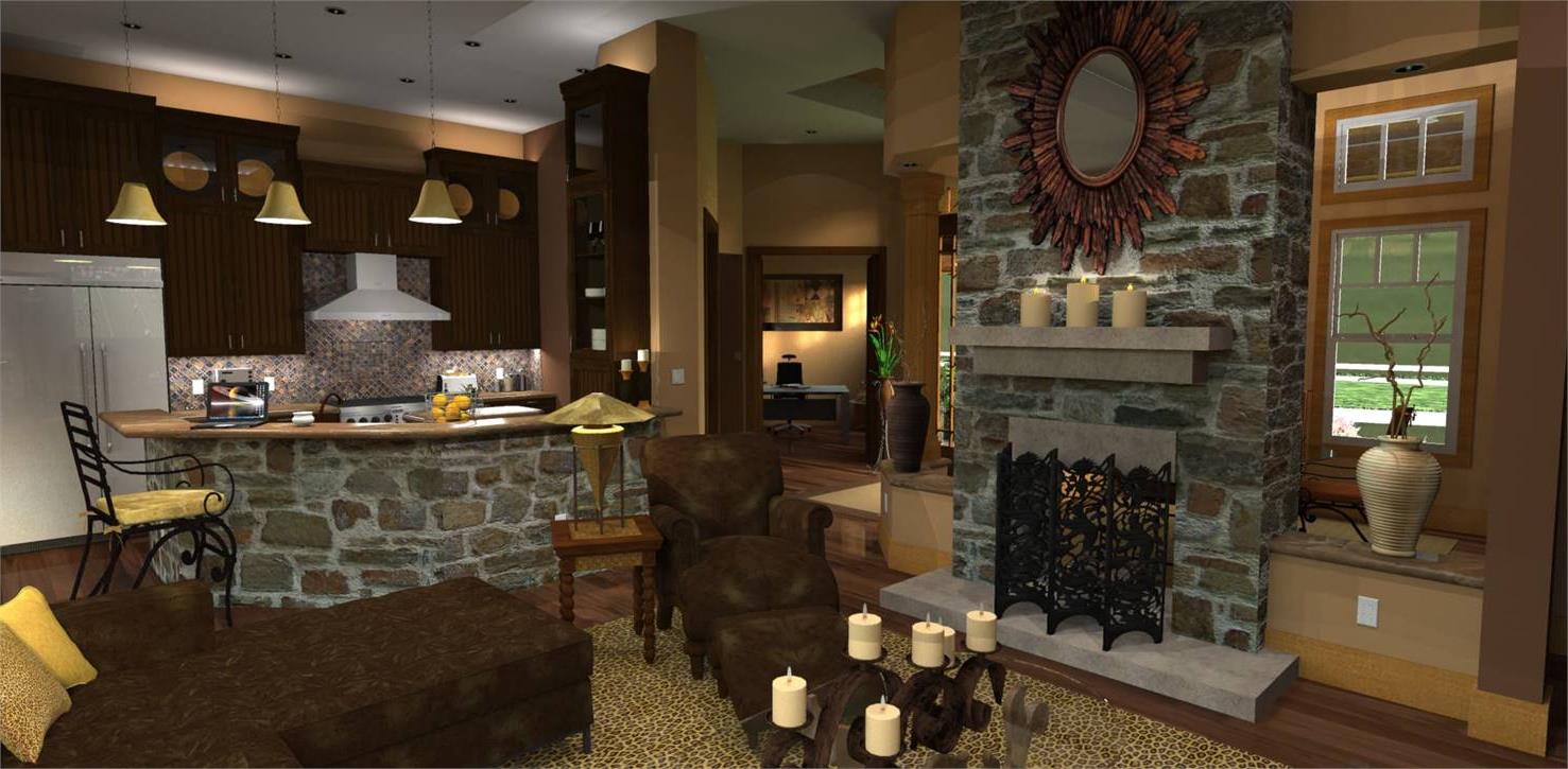 Living Room image of L'Attesa di Vita House Plan
