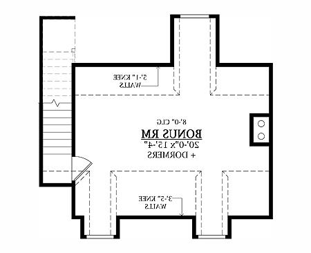 Bonus Room image of LEWISTOWN House Plan