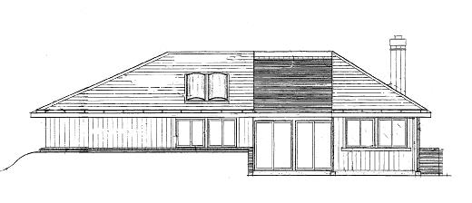 Rear Elevation image of DOGWOOD House Plan