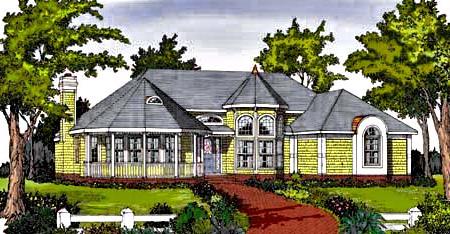 Front Rendering image of CRANBROOK House Plan
