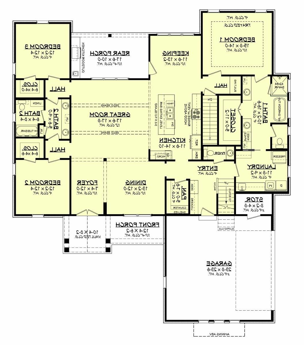 Basement Option Plan image of Richmond Avenue House Plan