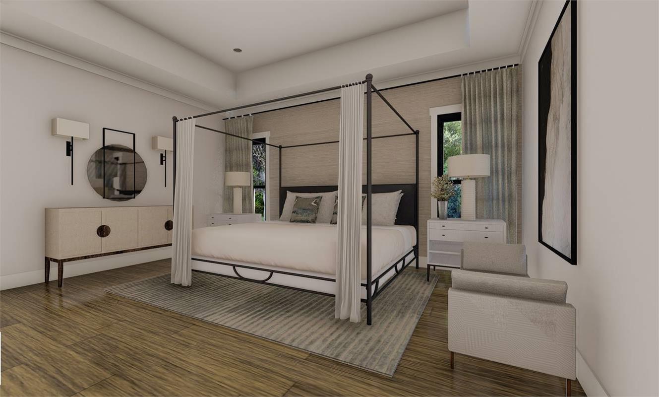 Split Bedroom Design Keeps the Master Suite Quiet & Private image of Richmond Avenue House Plan