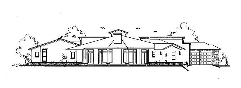 Rear View image of THE SCOTTSDALE - R House Plan