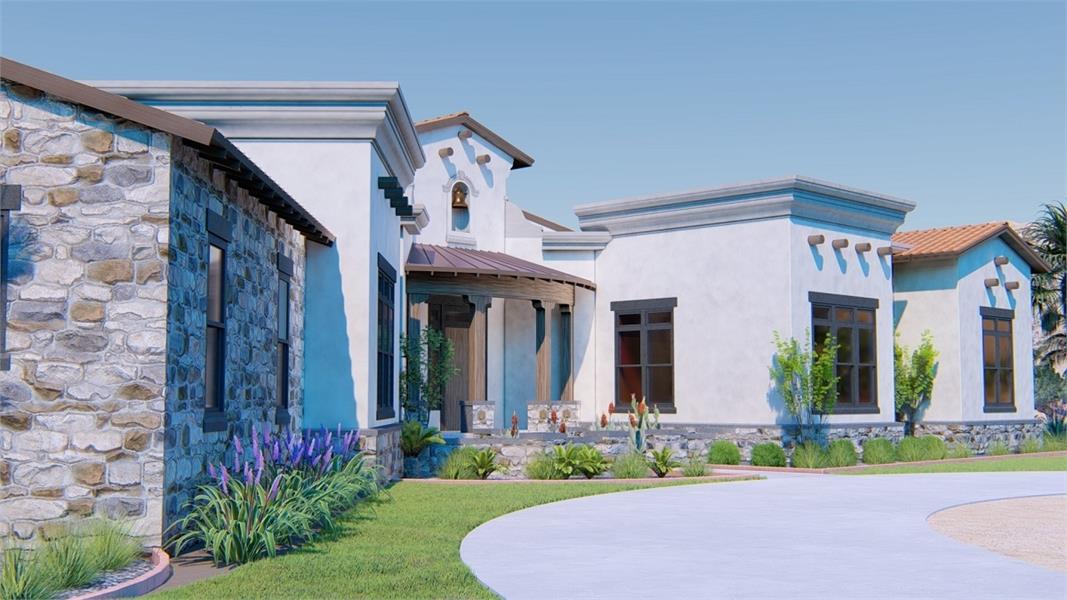 Another Front View image of THE SCOTTSDALE - R House Plan