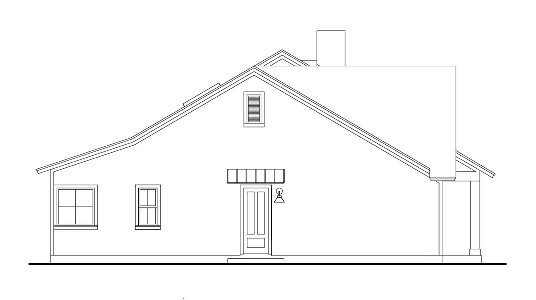Right View image of Cloverwood House Plan