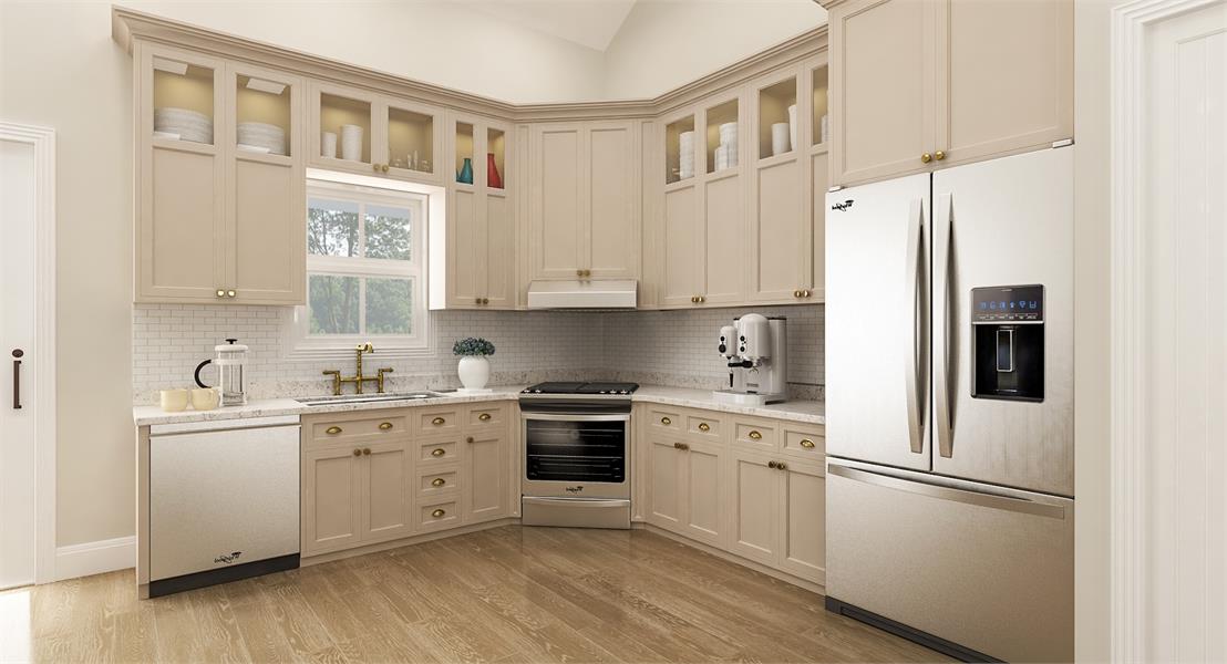 Beautiful Cabinetry is Accented by Whirlpool® Appliances image of Cloverwood House Plan