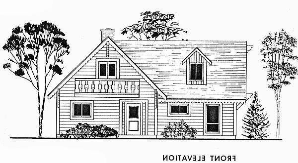Front Elevation image of KILLINGTON House Plan