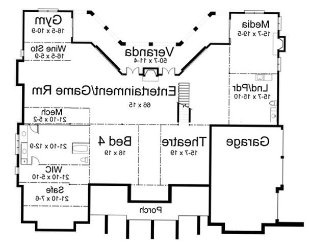Basement image of Haistens House Plan