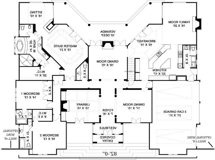First Floor Plan image of Haistens House Plan