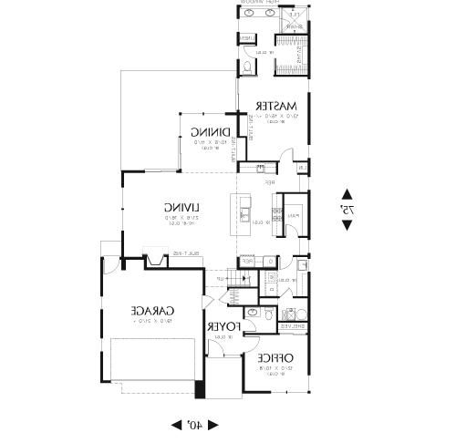 First Floor Plan image of Acushnet House Plan