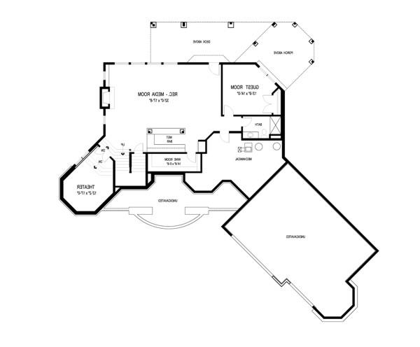 Optional Basement Plan image of Anna's Garden House Plan