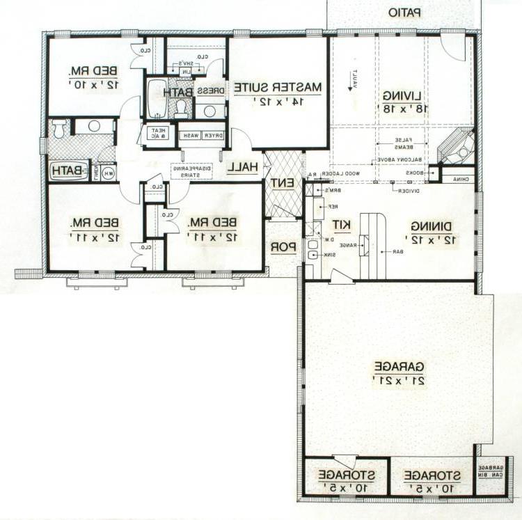 Floor Plan image of Alpines Chalet - 1502 House Plan