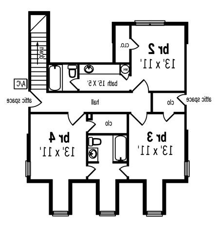 Second Floor Plan image of Valley View-2509 House Plan