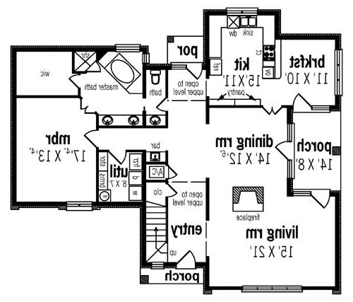 First Floor Plan image of Lexington - 2609 House Plan