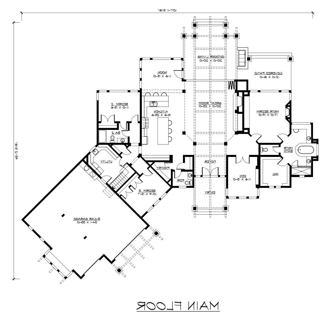1st Floor image of Mansfield Meadows House Plan