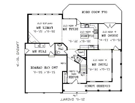 First Floor Plan image of LEXINGTON House Plan