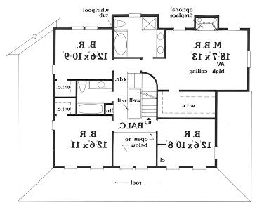 Second Floor Plan image of ELLIE House Plan