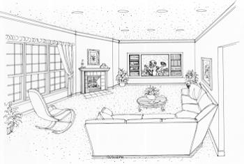 Great Room image of PETERSBURG House Plan