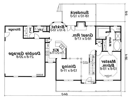 First Floor image of LOGAN House Plan