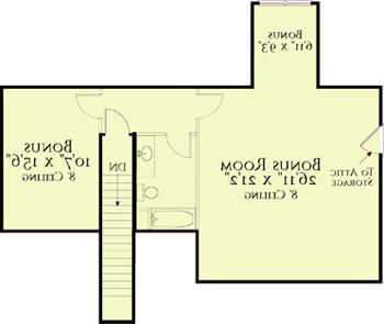 Second Floor Plan image of The Winslow House Plan