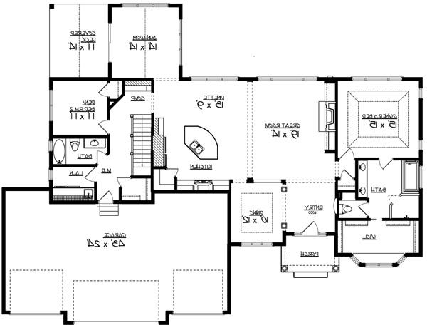 Main Floor Plan image of The Hartsfield House Plan