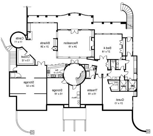 Basement Floor Plan image of Ramboulett House Plan
