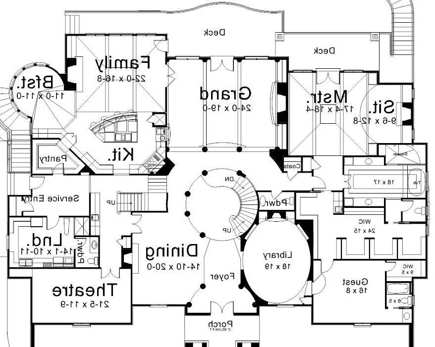 First Floor Plan image of Ramboulett House Plan